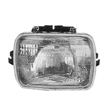 Headlight Assembly Left w/Single Rectangular Headlamps Sealed Beam for Dodge W350 D350 D150 B150 B250 W250 D250 B350 W150 D100 W100 Plymouth PB150 PB250 PB350