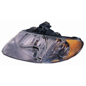 Headlight Assembly Composite Left CAPA for Dodge Grand Caravan Caravan Chrysler Voyager Town & Country