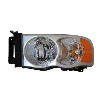 Headlight Assembly Composite Left Includes Park/Signal/Marker Lamps Late Design for Dodge Ram 1500 Ram 2500 Ram 3500