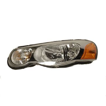 Headlight Assembly Composite Left w/o Headlamp Leveling for Chrysler Sebring 2004-2006