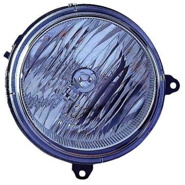 Headlight Assembly Composite Left w/o Socket or Bulb CAPA for Jeep Liberty 2005-2007