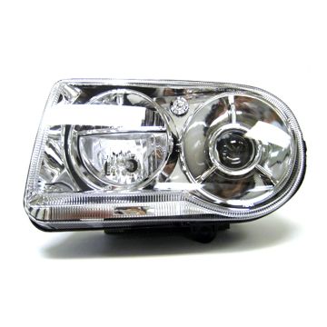 Headlight Assembly Composite Left Halogen w/Delay Option To 11-1-08 w/halogen for Chrysler 300 2005-2010