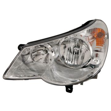 Headlight Assembly Composite Left Type 1 Lens/Housing CAPA for Chrysler Sebring 2007-2010