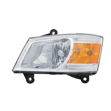 Headlight Assembly Composite Left CAPA for Dodge Grand Caravan 2008-2010