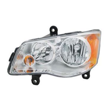Headlight Assembly Composite Left Halogen CAPA for Chrysler Town & Country Dodge Grand Caravan