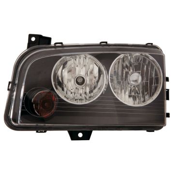 Headlight Assembly Composite Left Halogen CAPA for Dodge Charger 2008-2010