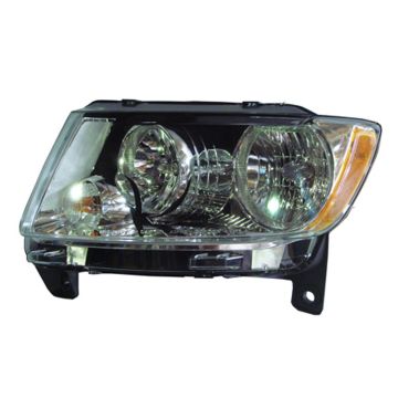 Headlight Assembly Composite Left Halogen for Jeep Grand Cherokee 2011-2013