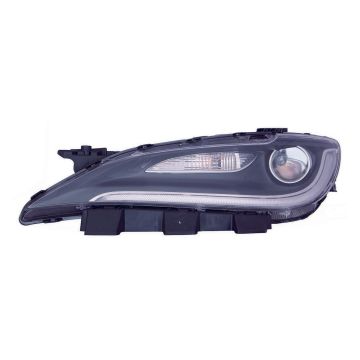 Headlight Assembly Composite Left LED w/LED DRL To 7-31-16 Black Trim for Chrysler 200 2015-2016