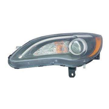 Headlight Assembly Composite Left From 5-2-12 No Bezel CAPA for Chrysler 200 S 2011-2014
