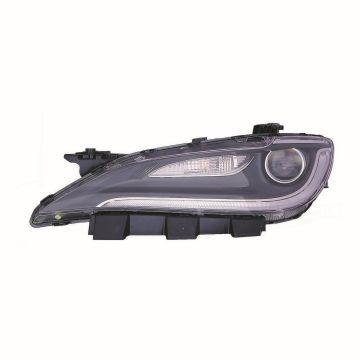 Headlight Assembly Composite Left Halogen w/LED DRL Chrome Trim CAPA for Chrysler 200 2016-2017