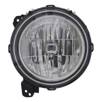 Headlight Assembly Composite Left Halogen CAPA for Jeep Wrangler Gladiator
