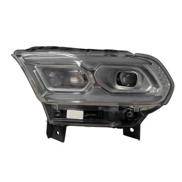 Headlight Assembly Composite Left Standard Type Chrome for Dodge Durango 2021-2024