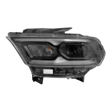 Headlight Assembly Composite Left Standard Type Black for Dodge Durango 2021-2024