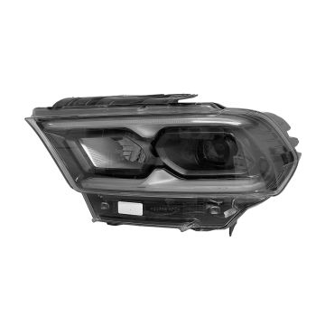 Headlight Assembly Composite Left LED Type w/o Auto Leveling Black for Dodge Durango 2021-2024
