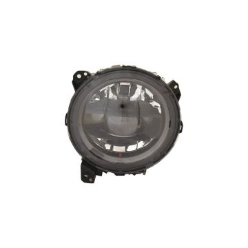 Headlight Assembly Composite Left LED Reflector Headlamps Black Bezel CAPA for Jeep Gladiator Wrangler