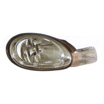 Headlight Assembly Composite Right w/o Black Bezel for Dodge Neon 2000-2005