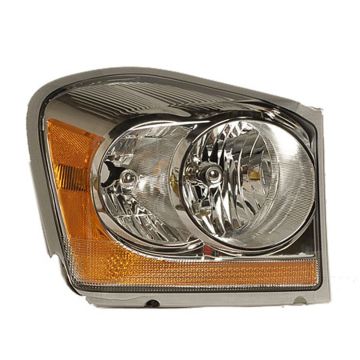 Headlight Assembly Composite Right w/Integrated Marker Lamp for Dodge Durango 2004-2005