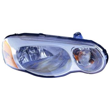 Headlight Assembly Composite Right w/o Headlamp Leveling CAPA for Chrysler Sebring 2004-2006