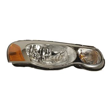 Headlight Assembly Composite Right w/o Headlamp Leveling for Chrysler Sebring 2004-2006
