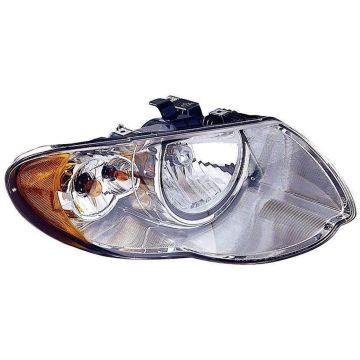 Headlight Assembly Composite Right CAPA for Chrysler Town & Country 2005-2007