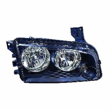 Headlight Assembly Composite Right Halogen To 11-8-06 for Dodge Charger 2006-2007