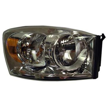 Headlight Assembly Composite Right New Style CAPA for Dodge Ram 1500 Ram 2500 Ram 3500