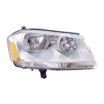 Headlight Assembly Composite Right CAPA for Dodge Avenger SXT SE 2008-2014