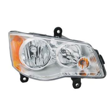 Headlight Assembly Composite Right Halogen for Chrysler Town & Country Dodge Grand Caravan