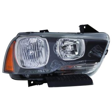 Headlight Assembly Composite Right Halogen CAPA for Dodge Charger 2011-2014