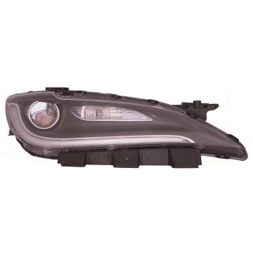 Headlight Assembly Composite Right LED w/LED DRL To 7-31-16 Black Trim for Chrysler 200 2015-2016