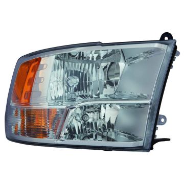 Headlight Assembly Composite Right w/o Dual Rear Wheels w/o Quad Lamps CAPA for Dodge Ram 1500 Ram 2500 Ram 3500 Ram 1500 2500 3500