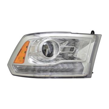 Headlight Assembly Composite Right HID Quad Projector Chrome for Ram 1500 2500 3500 1500 Classic