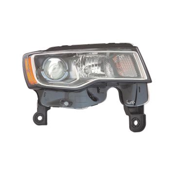 Headlight Assembly Composite Right Standard Type Chrome for Jeep Grand Cherokee Grand Cherokee WK