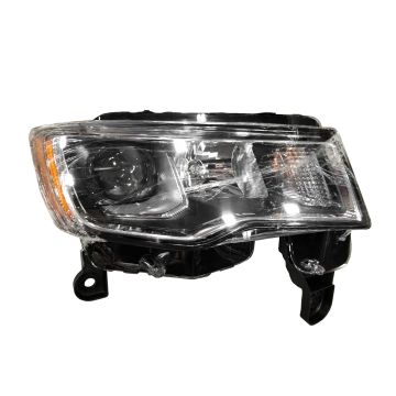 Headlight Assembly Composite Right Standard Type Chrome for Jeep Grand Cherokee Grand Cherokee WK