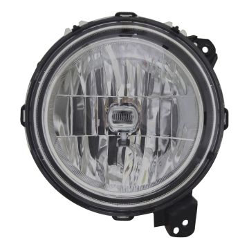Headlight Assembly Composite Right Halogen CAPA for Jeep Wrangler Gladiator