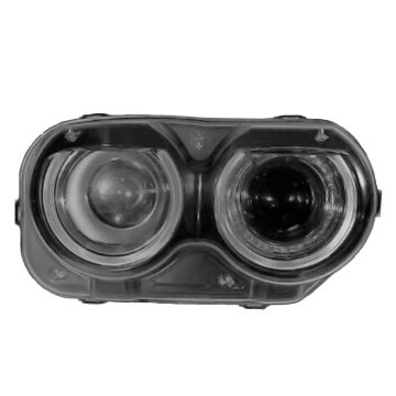 Headlight Assembly Composite Right Halogen w/Illumination w/Air Ducts CAPA for Dodge Challenger 2017-2023