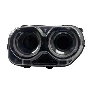 Headlight Assembly Composite Right HID w/LED Accents w/Air Ducts CAPA for Dodge Challenger 2017-2023