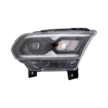 Headlight Assembly Composite Right Standard Type Black for Dodge Durango 2021-2024