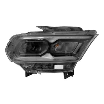 Headlight Assembly Composite Right Standard Type Black for Dodge Durango 2021-2024