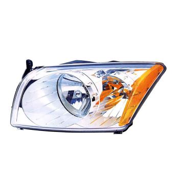 Headlight Lens Housing Left CAPA for Dodge Caliber 2007-2012