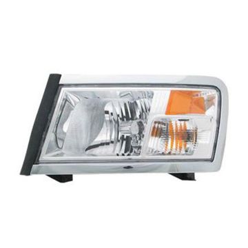 Headlight Lens Housing Left w/o Black Bezel CAPA for Dodge Dakota Ram Dakota