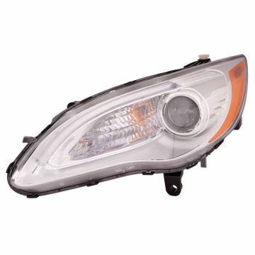 Headlight Lens Housing Left for Chrysler 200 Sedan Convertible LX Limited Touring 2011-2014