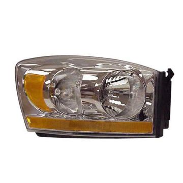 Headlight Lens Housing Right w/o Black Bezel R1500 MEGA CAB for Dodge Ram 2500 Ram 3500 Ram 1500