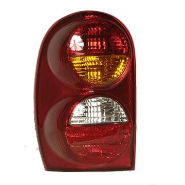 Tail Light Assembly Left w/o Rear Fog Lamps w/Amber Turn Lens for Jeep Liberty 2002-2004