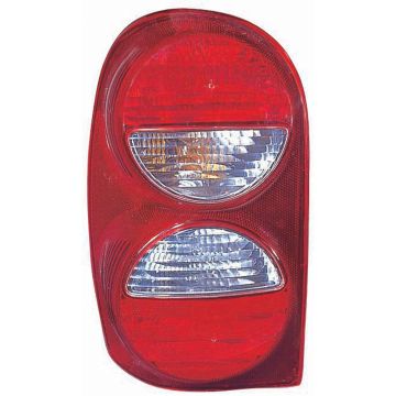 Tail Light Assembly Left w/o Rear Fog Lamps w/Clear Turn Lens w/o Air Dam CAPA for Jeep Liberty 2005-2007