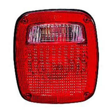 Tail Light Assembly Left CAPA for Jeep Wrangler 1998-2006