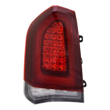 Tail Light Assembly Left Black CAPA for Chrysler 300 2015-2023
