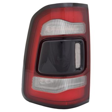 Tail Light Assembly Left LED w/o Blind Spot Detection Black Trim for Ram 1500 2019-2024