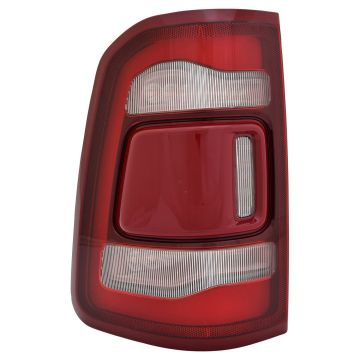 Tail Light Assembly Left LED w/o Blind Spot Detection Chrome Trim for Ram 1500 2019-2024