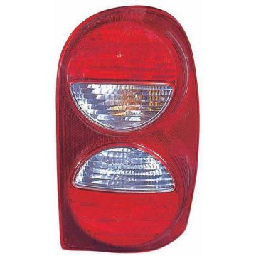 Tail Light Assembly Right w/o Rear Fog Lamps w/Clear Turn Lens w/o Air Dam CAPA for Jeep Liberty 2005-2007